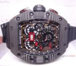 RICHARD MILLE AUTOMATIC RED AND BLACK WATCH